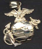 Eagle Globe and Anchor 4646 6.4 grams 14 Kt. Gold (click for Inf Eagle Globe and Anchor 4646 6.4 grams 14 Kt. Gold (click for Inf