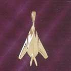 Military Airplane Stealth fighter bomber 4480 1.6 grams 14 Kt. G Military Airplane Stealth fighter bomber 4480 1.6 grams 14 Kt. G