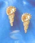 Earrings Shell 13041 3.1 grams 14Kt. Gold (click for Info) 3/4” Earrings Shell 13041 3.1 grams 14Kt. Gold (click for Info) 3/4”